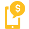 Icon illustration of a smartphone