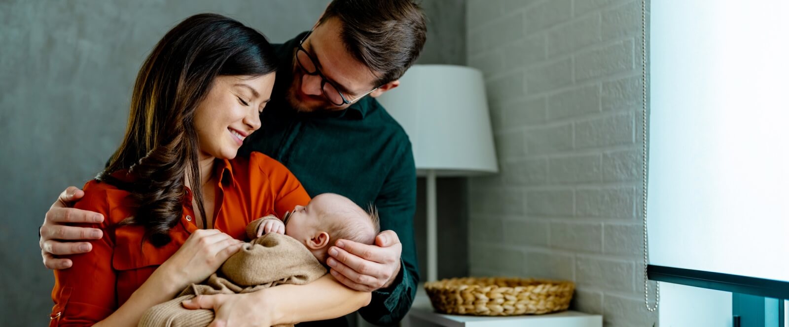 Couple with new born