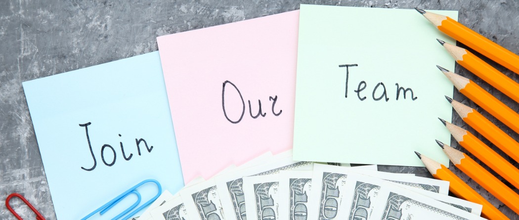 Post it notes Join Our Team